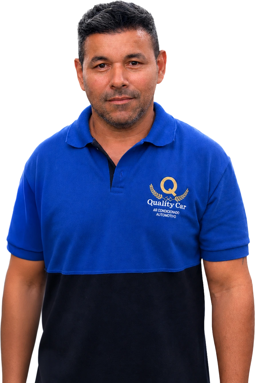 Daniel, especialista em ar-condicionado automotivo da Quality Car